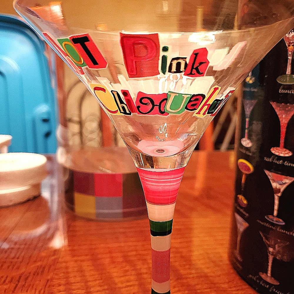 Lolita She's Got Issues Martini Glass